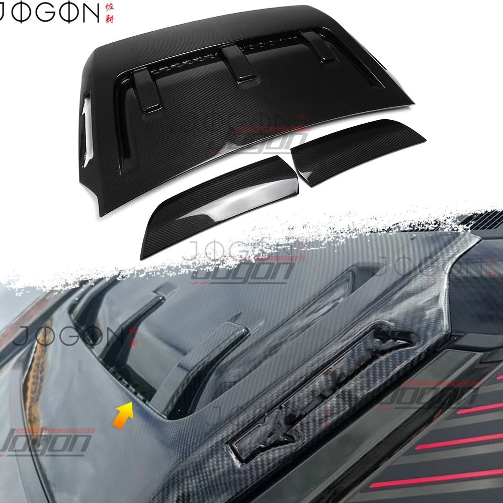 Raptor Real Carbon Engine Hood Cover Scoop Intake For Ford F150 Raptor 2021-2025 - Picture 1 of 14