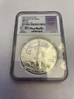 2017 $1 American Silver Eagle NGC MS 70 First Day Issue-Elizabeth Jones Signed