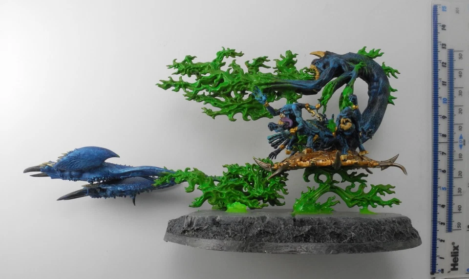 BURNING CHARIOT OF TZEENTCH Plastic Chaos Daemons Thousand Sons Army Painted 36 - Image 3 of 4