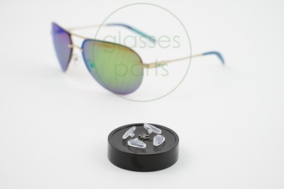Costa Del Mar Helo HLO (2x Pairs) Nose Pads w/Screws Oakley Replacement Nosepad
