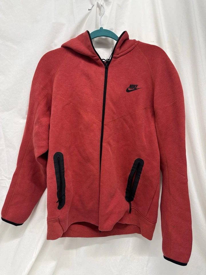 Nike Tech Fleece Windrunner Grey Full Zip Hoodie Jacket CU4489-063 Men's Size M, photo 2 of 5