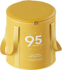 Vasca Da Bagno per Piedi, Pieghevole, Portatile, Secchio Impermeabile Con Base A