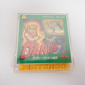 Dandy W/Box Manual Famicom Disk System FC NES Rare Retro Good Used Game NTSC-J
