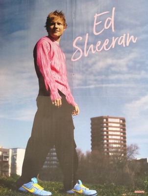 ED SHEERAN - A2 Poster (XL - 42x55cm) - Fan Merch Plakat Sammlung BRAVO Magazine