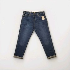 NWT Signature By Levi Strauss Women's Mid-Rise Stretch Boyfriend Jeans 36x26