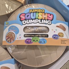 JUMBO Squishy Dumpling Collectable Mystery Fidget Toy Rare Sealed NIB Gift
