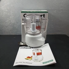 Cuisinart DLC-2A Mini-Prep Plus 3-Cup Food Processor Chopper Grind White