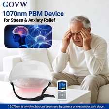 Near Infrared Light Therapy Helmet 280 Diodes 1070nm for Brain Cognitive Support