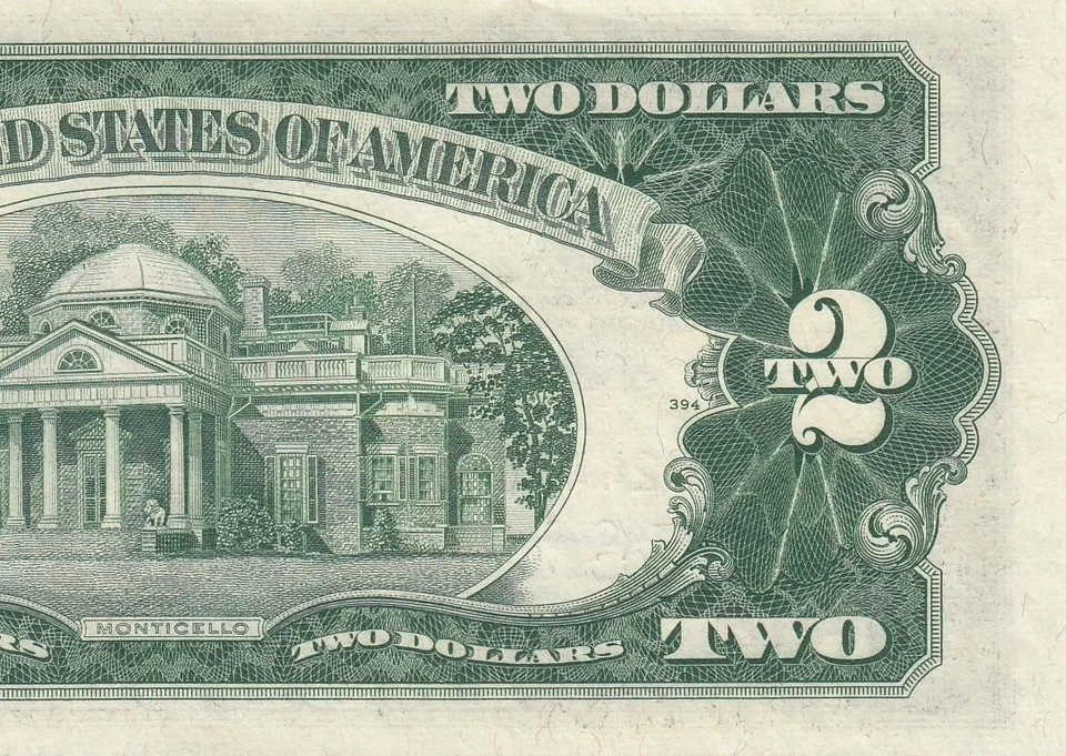 1953-C UNITED STATES TWO DOLLARS $2 "A" (( aUNC )) - Image 3 of 4
