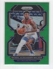2021-22 Panini Prizm Green #15 Nickeil Alexander-Walker New Orleans Pelicans