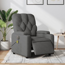 Electric Massage Recliner Chair Dark Grey