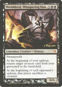 Sheoldred, Whispering One (73) Foil Prerelease Promo - New Phyrexia