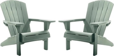 Keter Troy Adirondack Gartenstuhl - 2 Stück - 85x80x96,5 cm - Grün