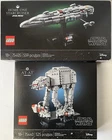 Lot of 2 LEGO Star Wars: AT-AT (75440) & Home One Starcruiser (75405)
