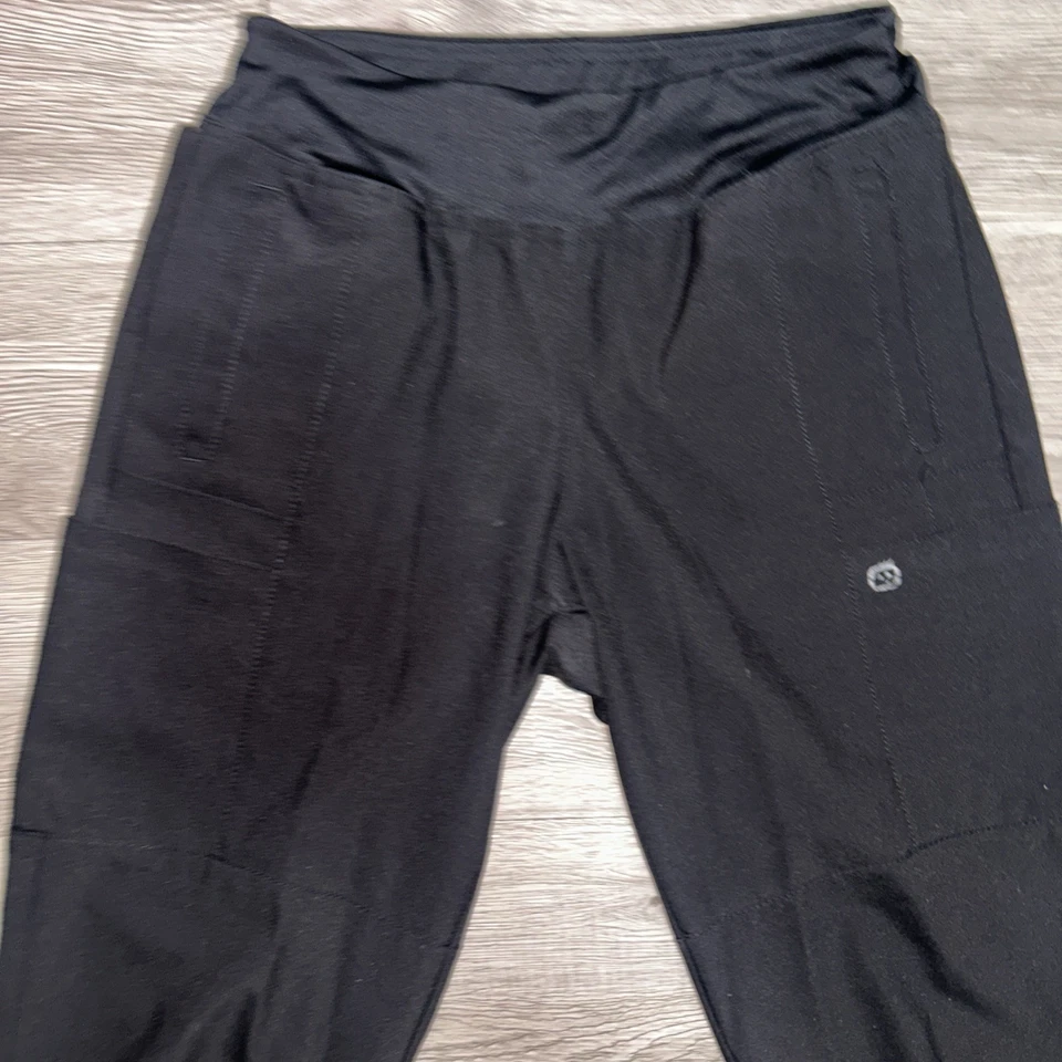 Pantalones Médicos WonderWink Para Mujer Negros 6 Bolsillos Talla Pequeña Estilo Pequeño 5155A Foto 2 de 4