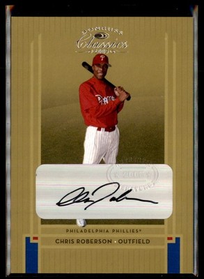 2005 Donruss Classics #218 Chris Roberson Autograph Auto #/1200