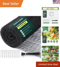 Heavy Duty Deer Netting - 7x100ft UV-Protected Garden Fence with 3/4" Fine Me...
