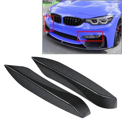 Front Bumper Side Splitter Spoiler For BMW F80 F81 M3 F82 F83 M4 2014-20 Carbon