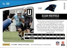 2019 Panini Unparalleled #269 Elijah Holyfield Flight