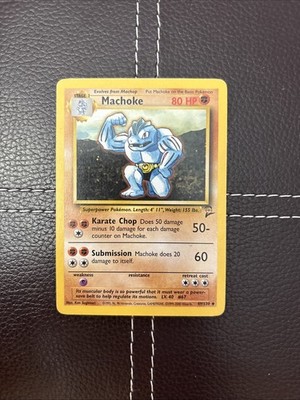 Pokemon TCG - Machoke - 49/130 - Base Set 2 - LP Uncommon (2000)