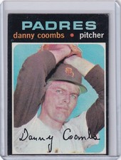 1971 Topps Baseball #126 Danny Coombs - San Diego Padres