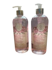 2-Pack Erbario Toscano Rose & Peony Soothing Hand Wash 25.4 oz | Made in Italy