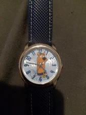 Working Scooby Doo 32MM 2002 Warner Brothers Watch Unisex Hanna Barbera Fit 7.5