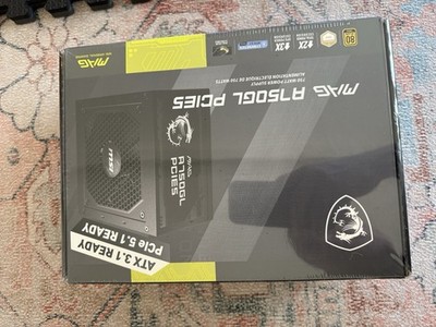 MSI MAGA750GLPCIE5II Power Supply 750W 80+ Gold