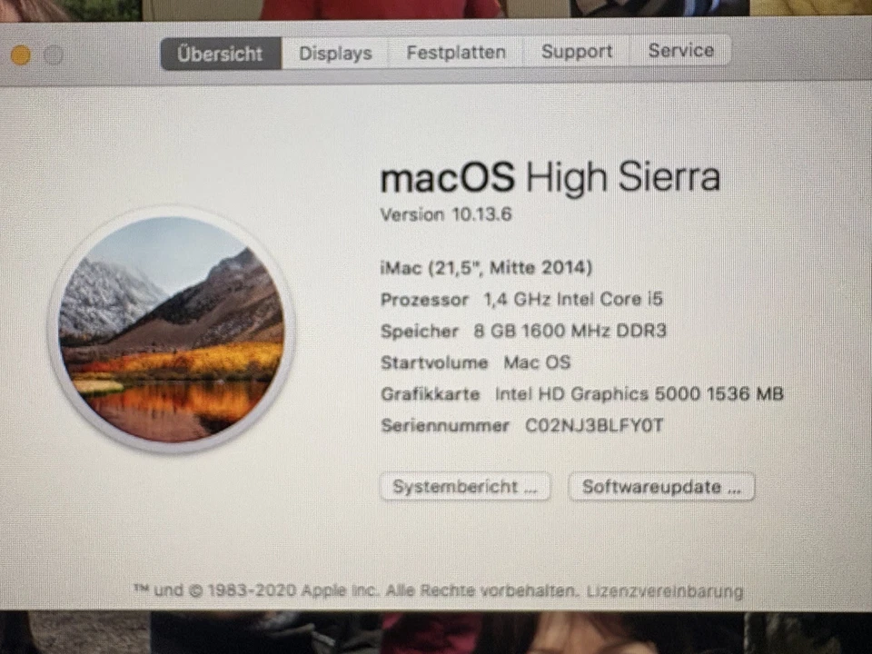 Apple iMac 21,5 Zoll - Bild 4 von 4