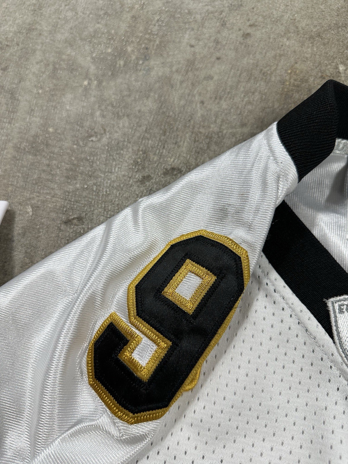 Vintage Reebok New Orleans Saints Brees #9 NFL Jersey SB Captain Patches Size 50 thumbnail 15