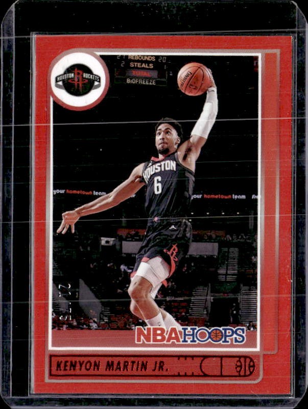 2021-22 Hoops #194 Kenyon Martin Jr. Red #/75