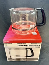 KRUPS Original F 0350-42 Glass Carafe 12 Cup T12 Compact Aroma NOS New Old Stock