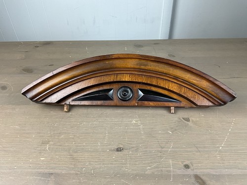 Large Antique Original Vienna Regulator Wall Clock Crown Topper