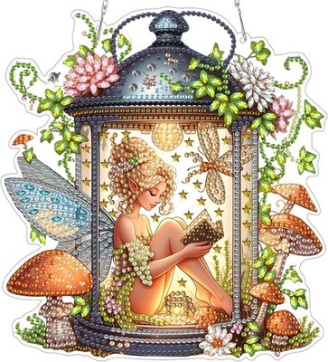 Diamond Art Hängesets für Erwachsene Anfänger, Lampe Genie Acryl Sonderform