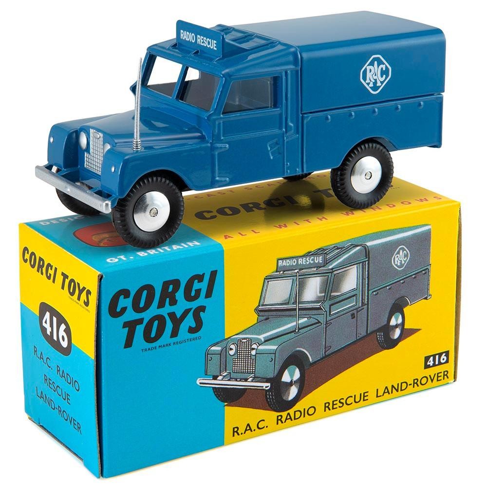 Corgi 416 - RAC Radio Rescue Land Rover 1:46 Diecast Model - Image 7