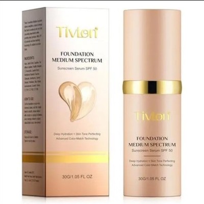 Tivlon 50g Foundation Medium Spectrum SPF50 versiegelt im Karton