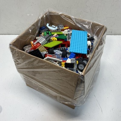 LEGO Mixed Bulk Lot Bricks Plates Wheels 8 lbs Mixed Themes Spider-Man Minecraft