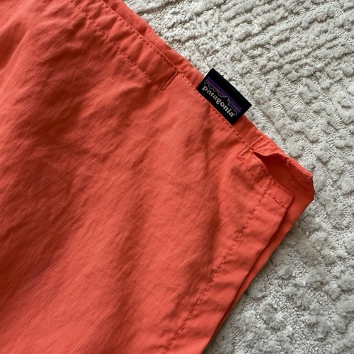 Patagonia Barely Baggies Shorts Womens Medium Orange Quick Dry Pockets Swim - Picture 4 of 9