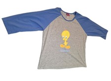 Looney Tunes Back In Action Tweety Bird Warner Bros Size XL Sleepwear Pajama Top