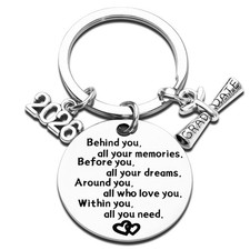 2026 Graduation Gift for Him Her Class of 2026 Graduation Keychain, Inspirat