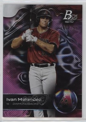 2023 Bowman Platinum Top Prospects Pink 106/199 Ivan Melendez #TOP-85 5i2