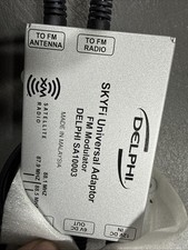 Delphi SA10003 SKYFi FM Modulator XM Satellite Radio Auto Adapter Adaptor Car