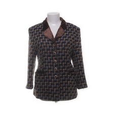 Sophia Pigozzi, Blazer, Größe: 38, Blau/Braun/Mehrfarbig #SZe
