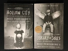 Lot Miss Peregrine's Peculiar Children 2&3 HOLLOW CITY + LIBRARY OF SOULS Riggs