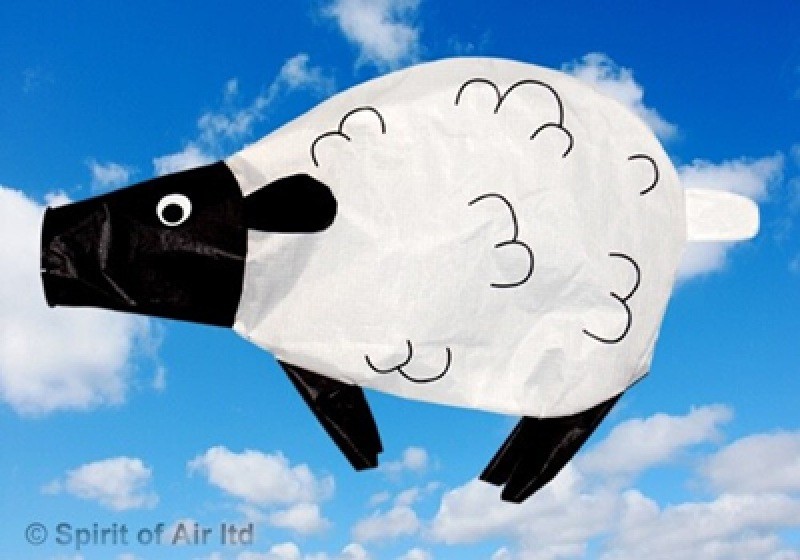 Spirit Of Air Sheep windsock looks fantastic on a pole