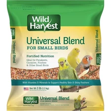 Wild Harvest Universal Blend For Small Birds 3 Pounds, Foritified Nutrition