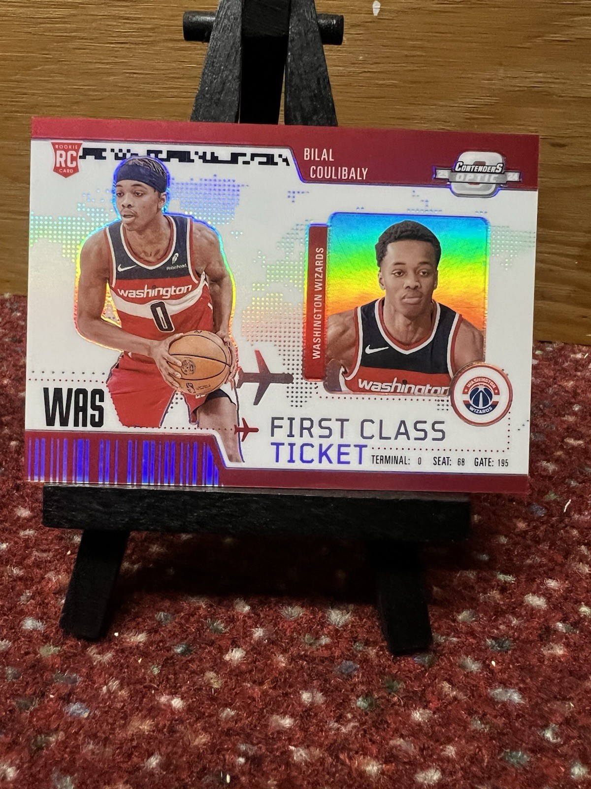2023-24 Panini Contenders Optic First Class Ticket Bilal Coulibaly #9 Rookie RC