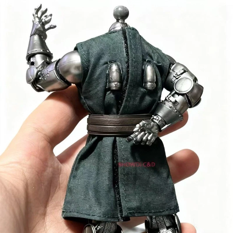 1/12 Green Wired Cape Cloak + Robe Clothes For 6" Doctor Doom Action Figure Body - Image 3 of 4