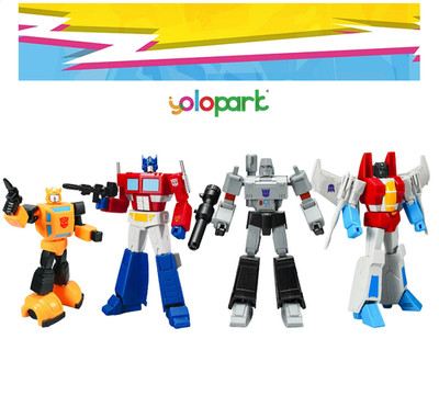 Figuren Transformers G1 BMK Optimus Prime Megatron, Starscream Bumblebee 16 cm