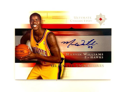 2005 Marvin Williams Upper Deck Auto Ultimate Collection RC UD UDA Rookie Silver - Picture 3 of 4
